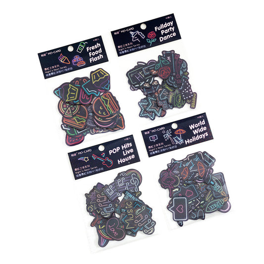 Neon Deco Journaling Sticker