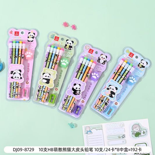 Panda Pencil Set