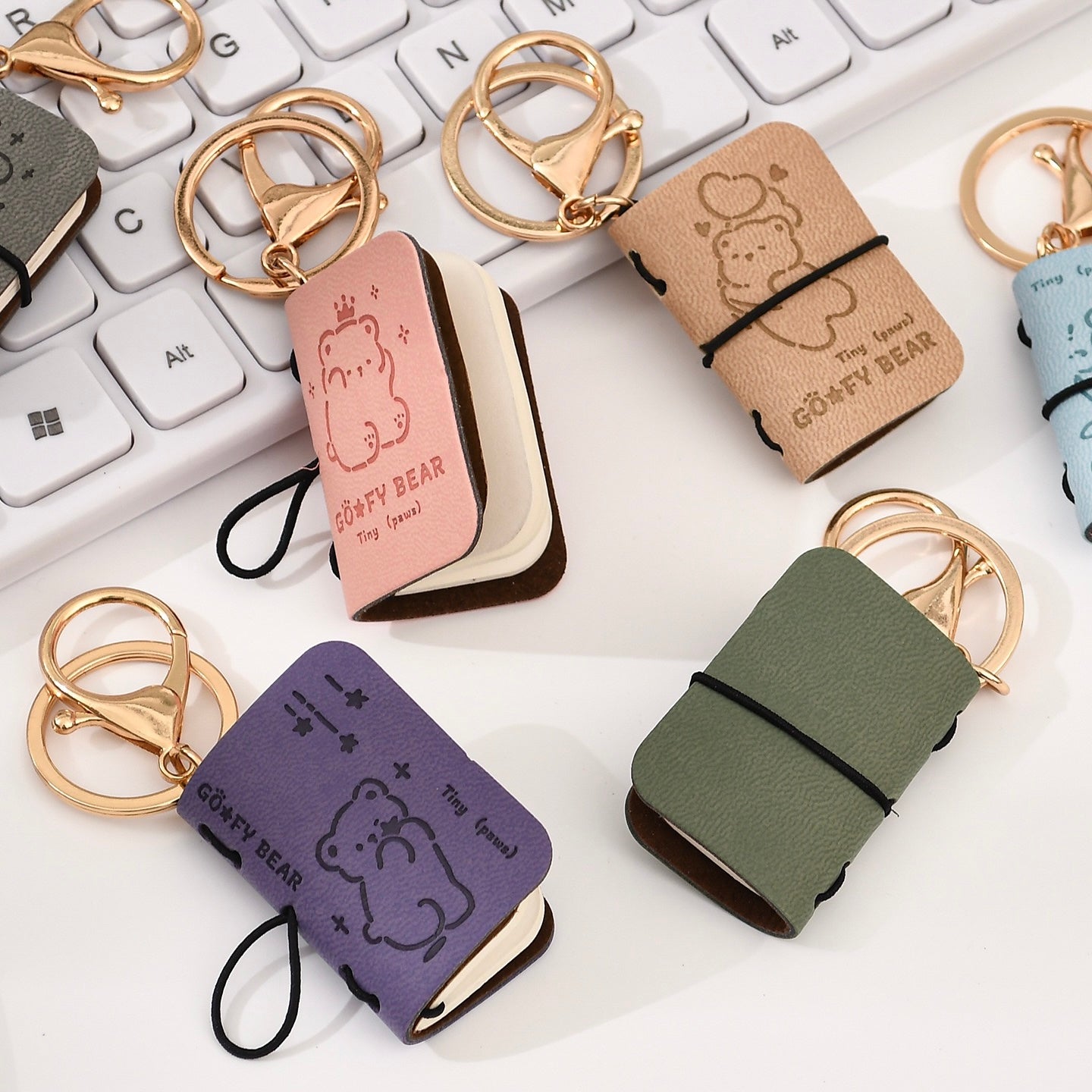 Tiny Bear Keychain Diary