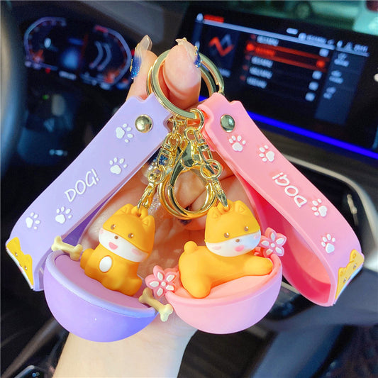 Cute Puppy Keychain