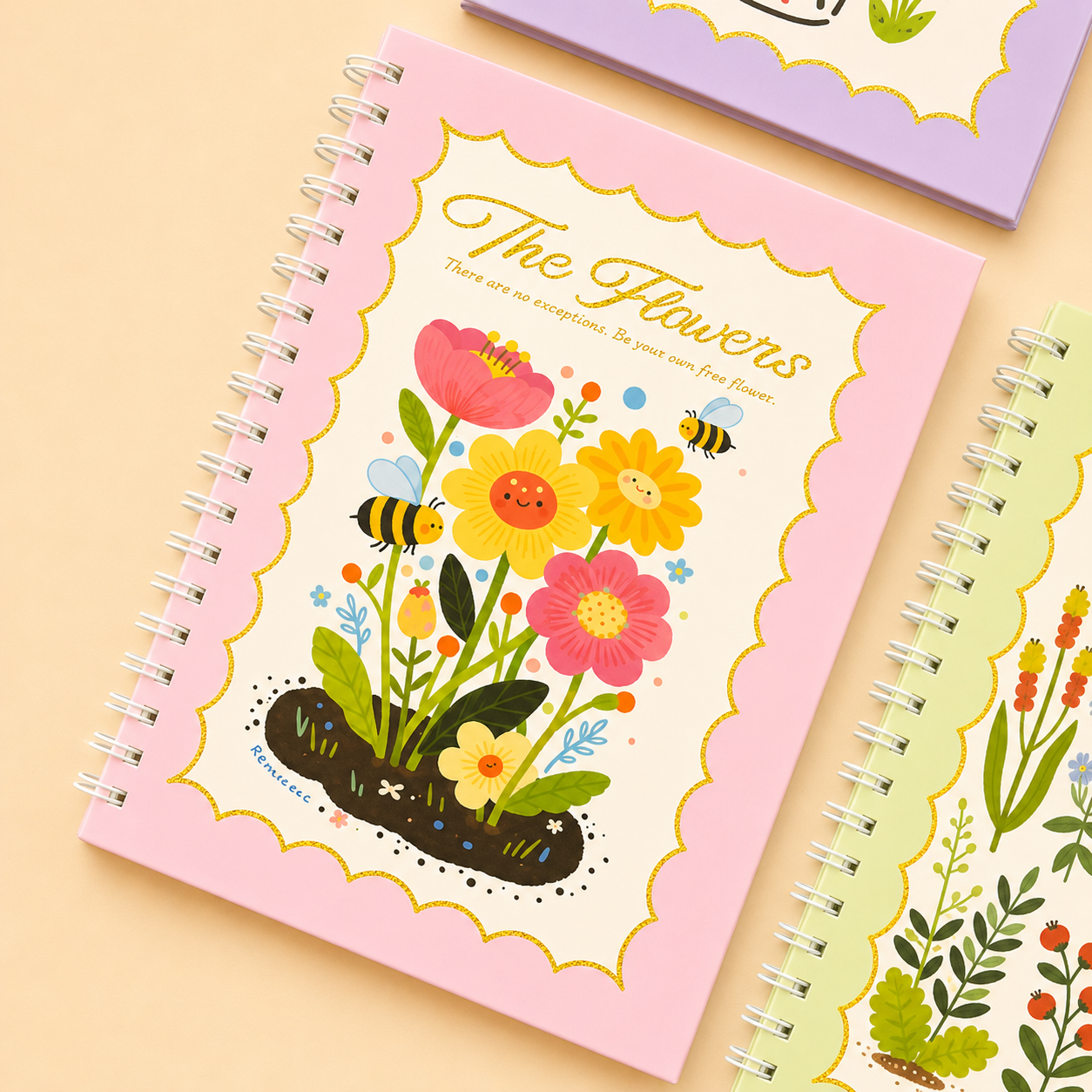 Floral Theory Spiral Diary