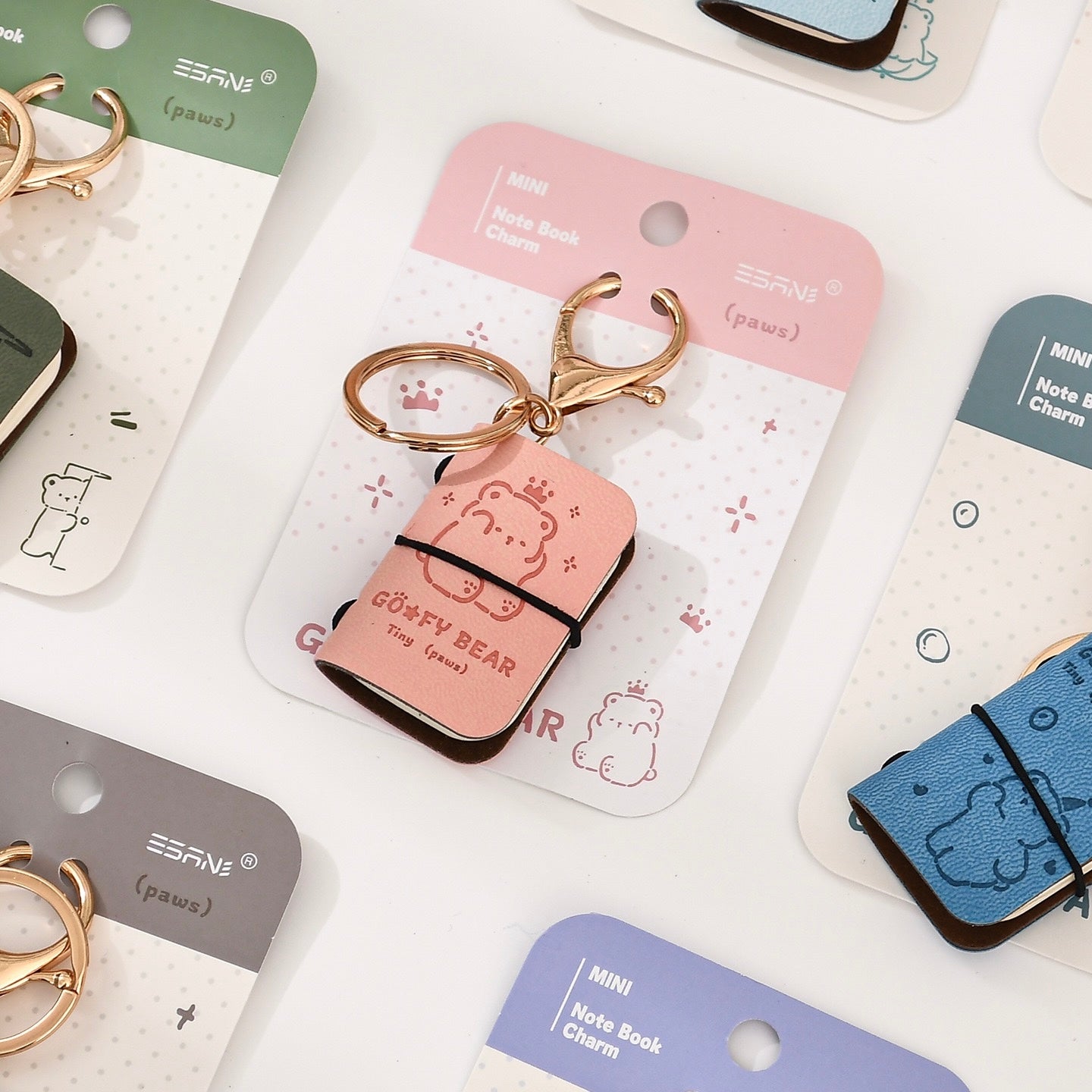Tiny Bear Keychain Diary