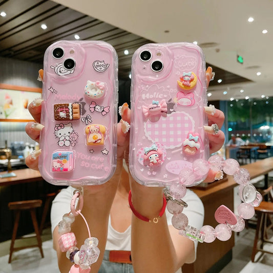 Kawai IPhone Case With Charm