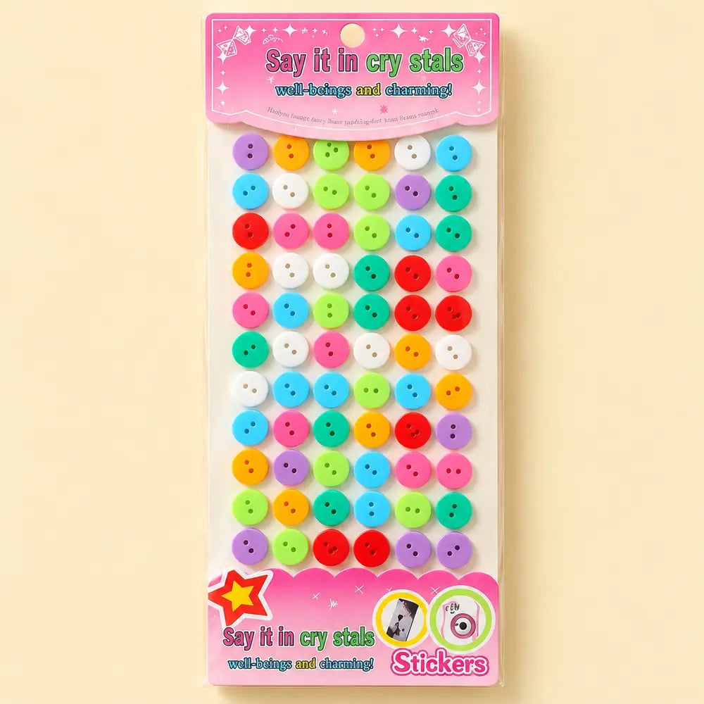 Candy Button Stickers
