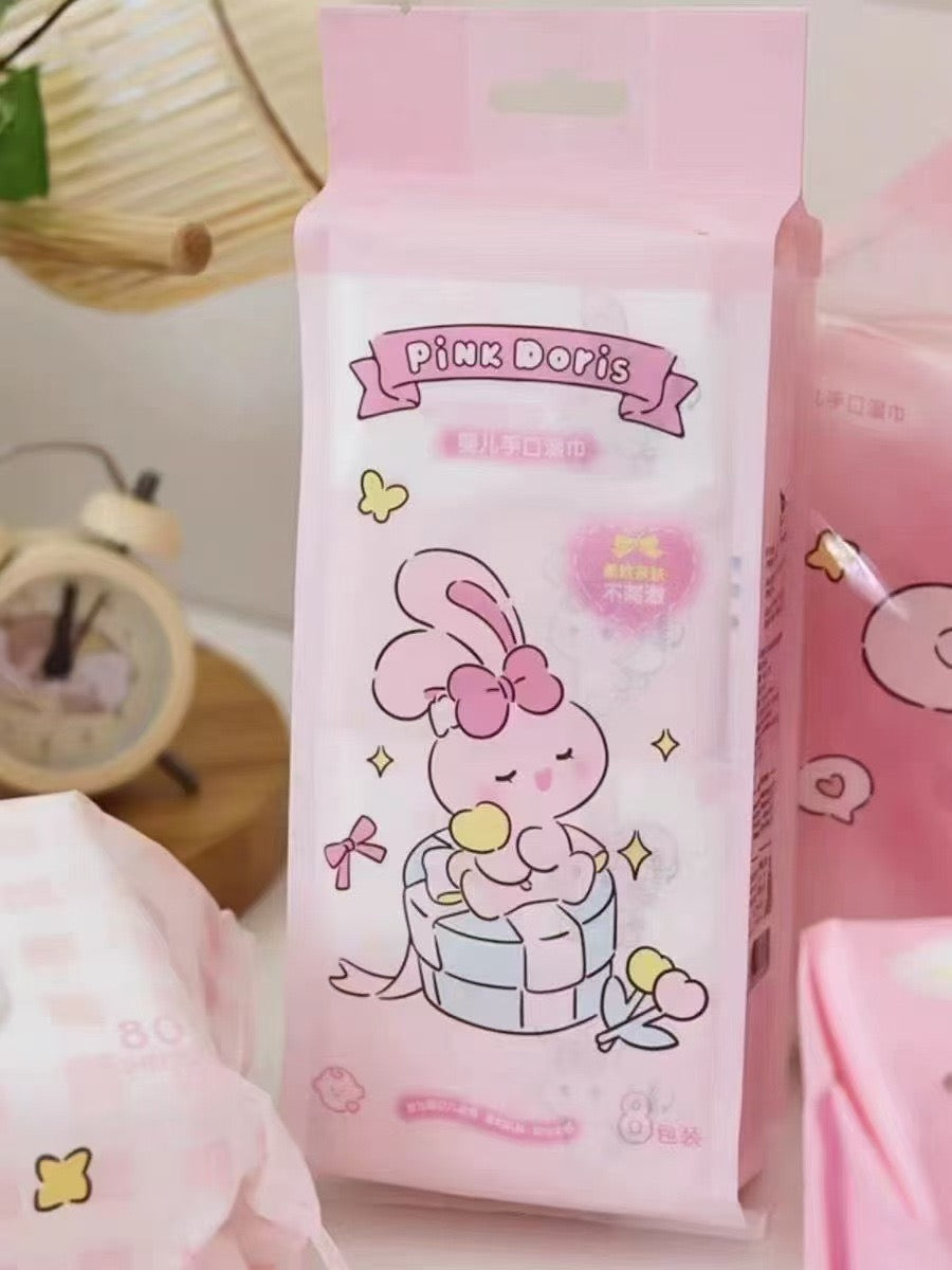 Kawaii Wet Tissue (8mini packs)
