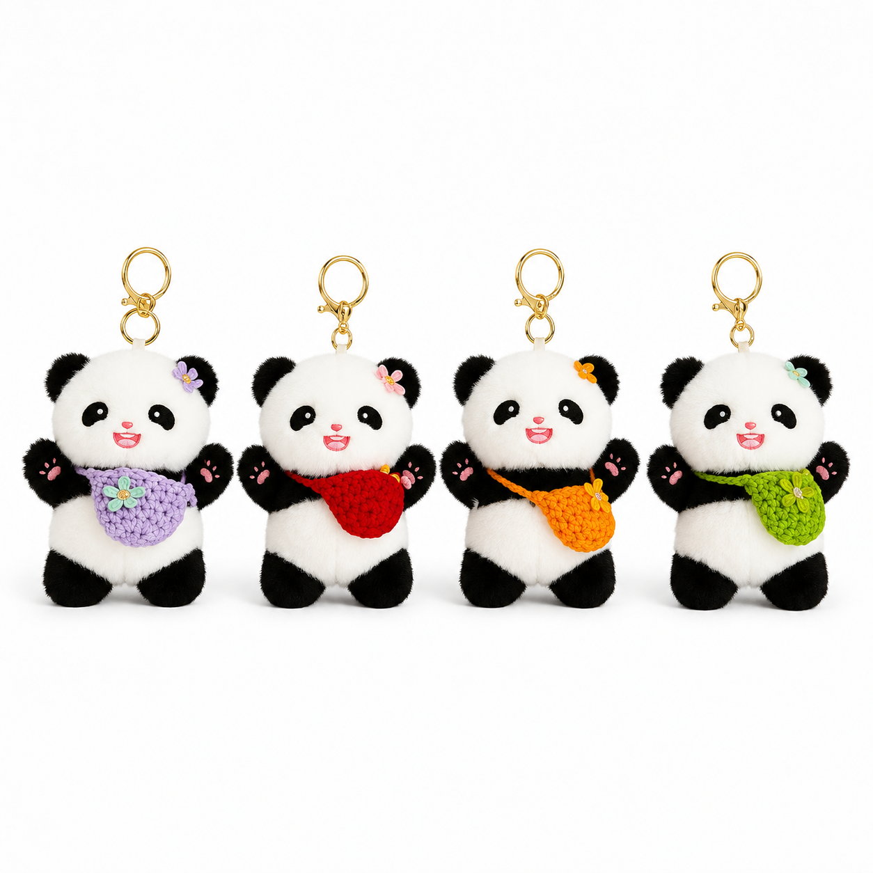 Panda Plush Keychain