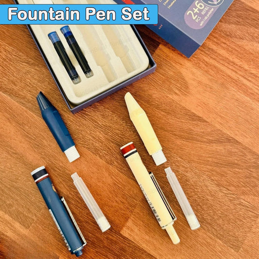 Oxford Cambridge Click Fountain Pen Set