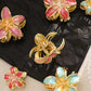 Metal Floral Claw Clip