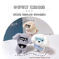 Puppy With Specs Plush Keychains