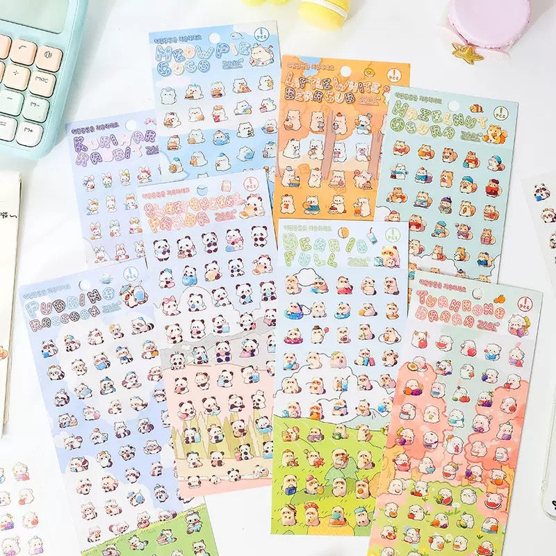 Kawaii Mini Animal Sticker