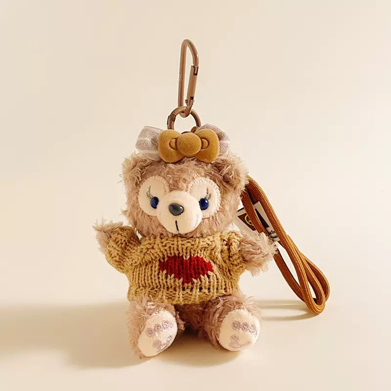 Tiny Monkey Plush Keychain