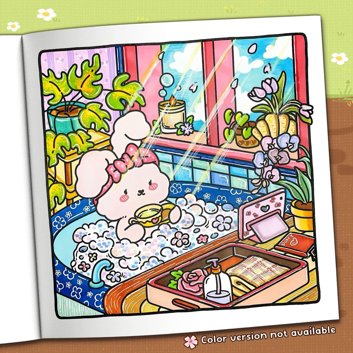 Spring Moments Coloring Book