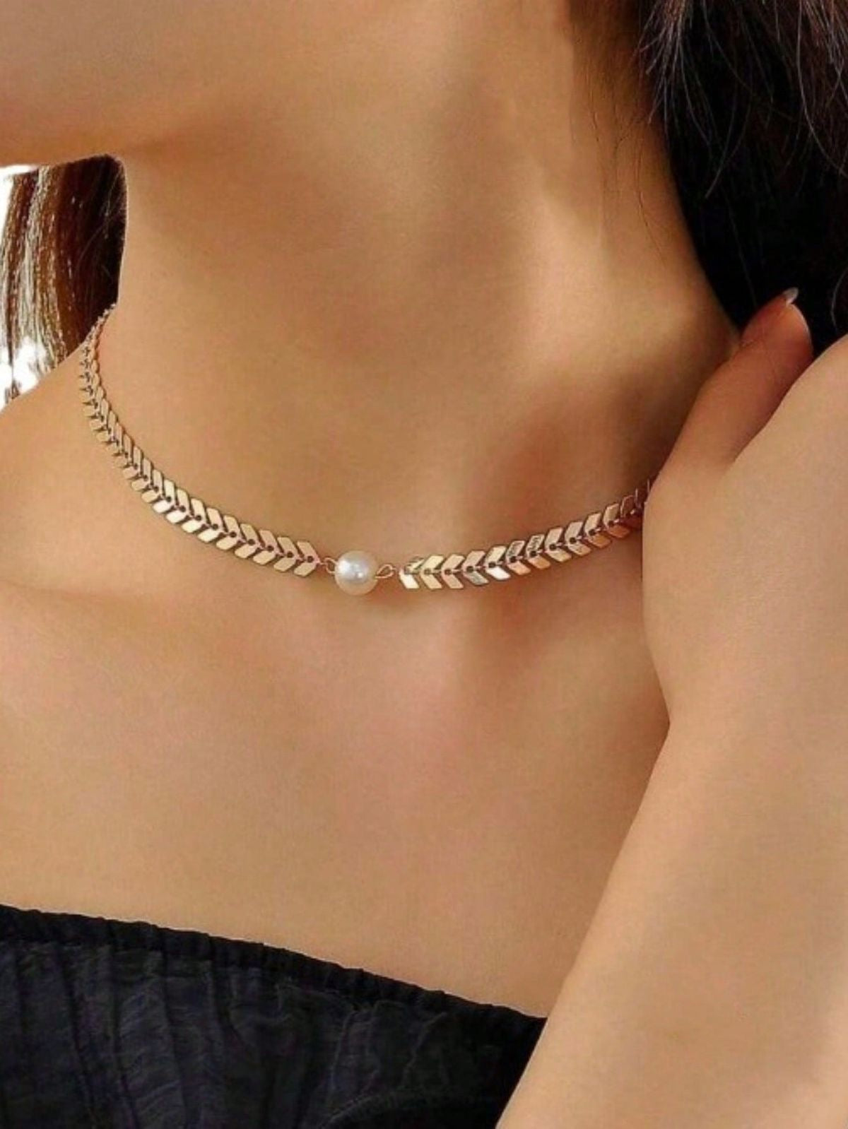 Pearl Choker Necklace