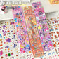 Kawaii Long 100pcs sticker sheet