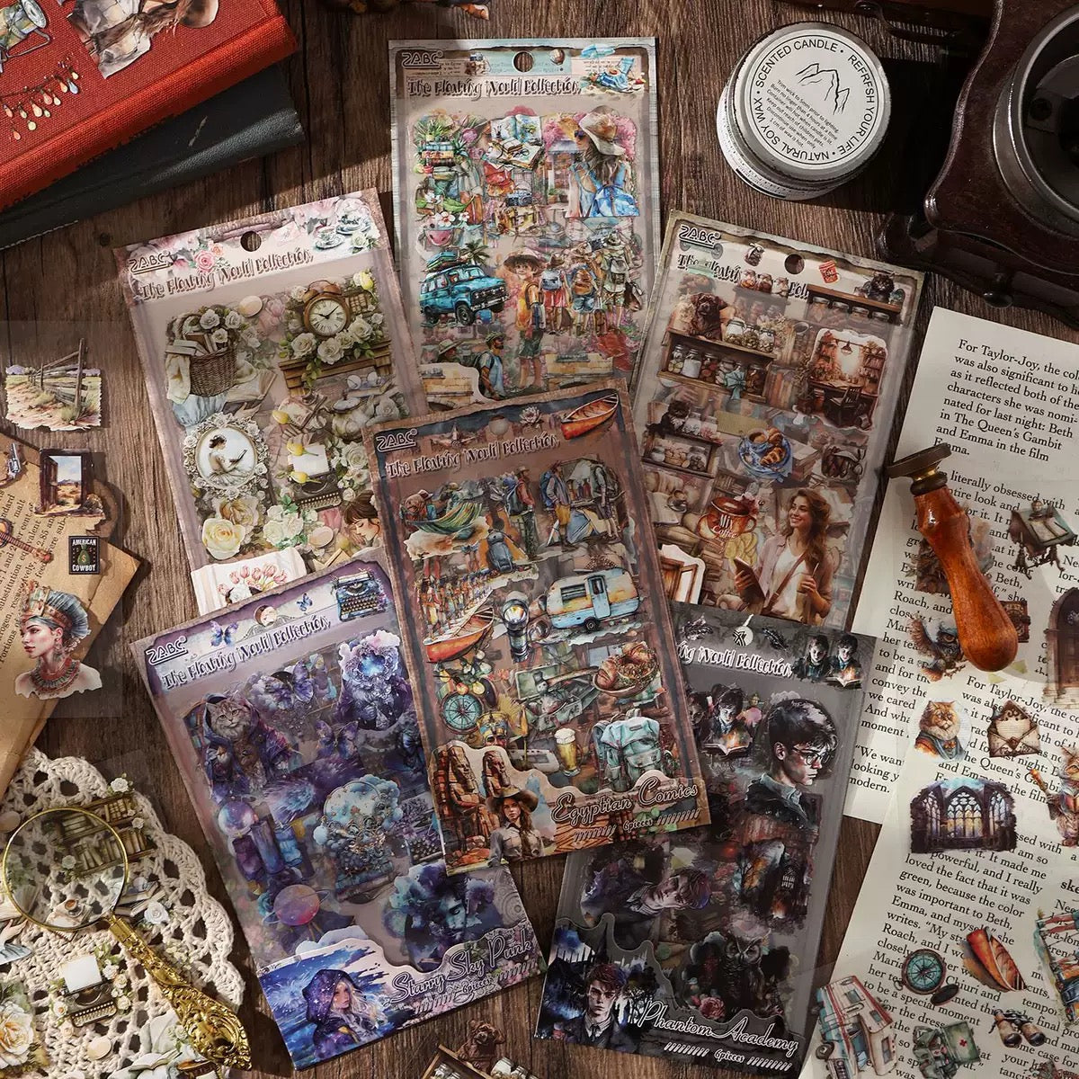 Vintage Story Telling Deco Sticker