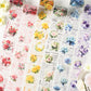 Floral Theme Journaling Pet Sticker Roll