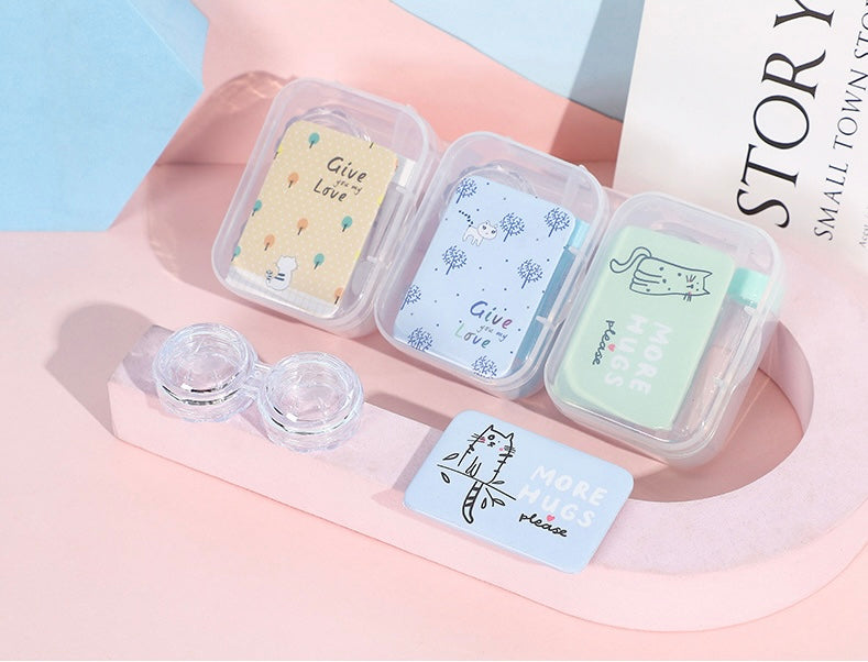 Contact Lens Case With Mirror