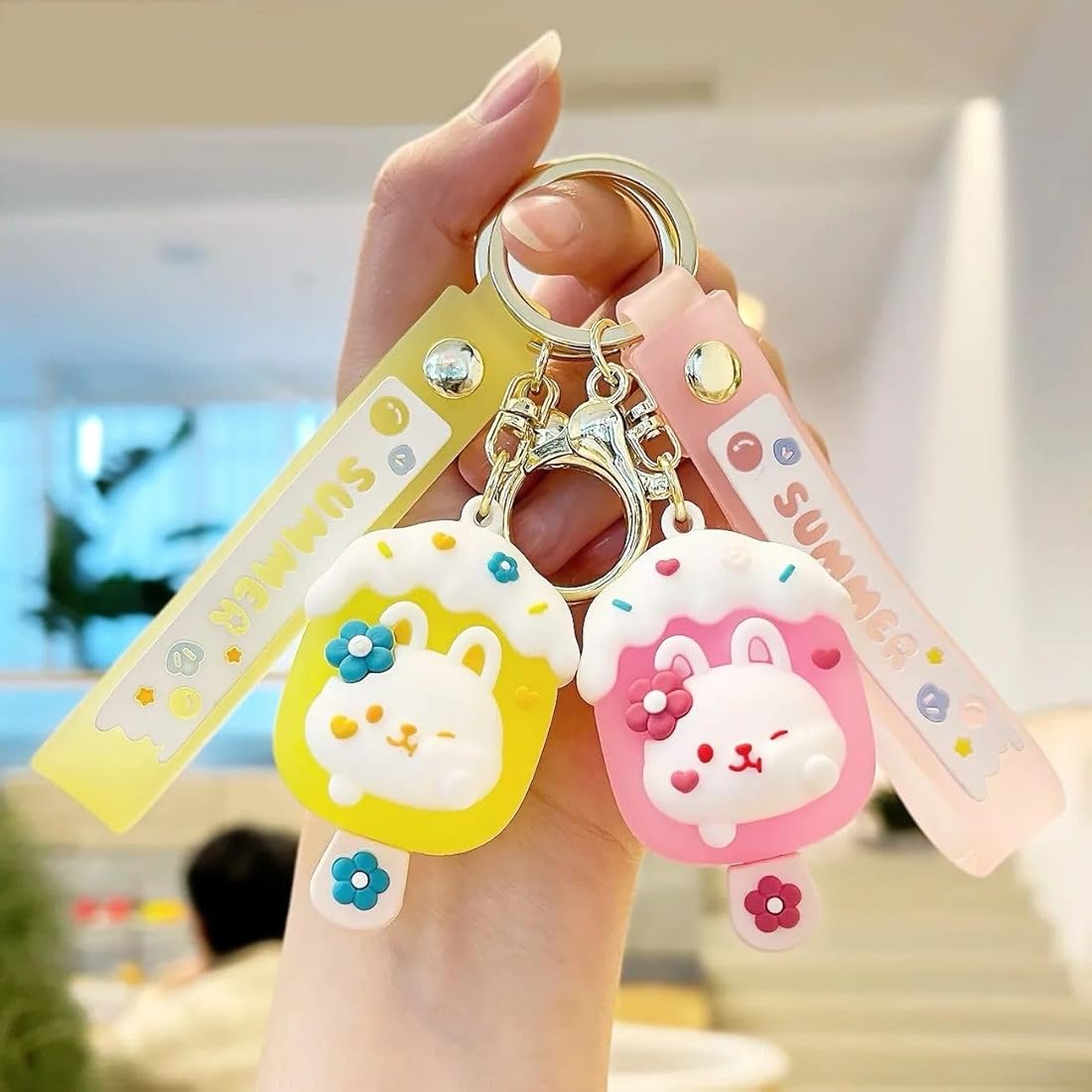 Kawai Couple Keychain (2pcs)