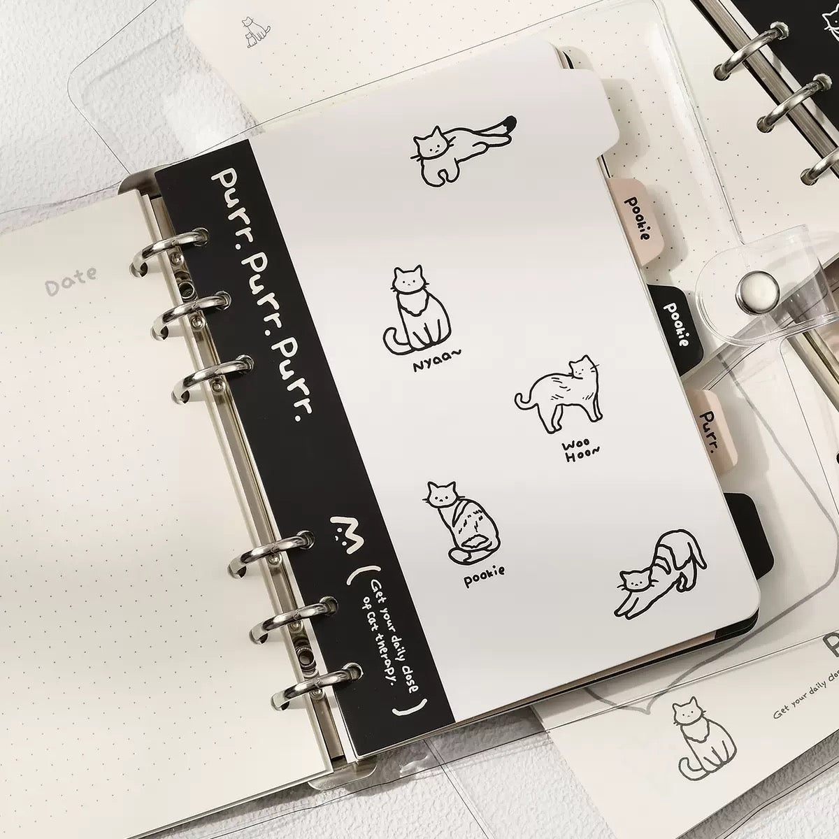 Kawaii Kitty Spiral Diary