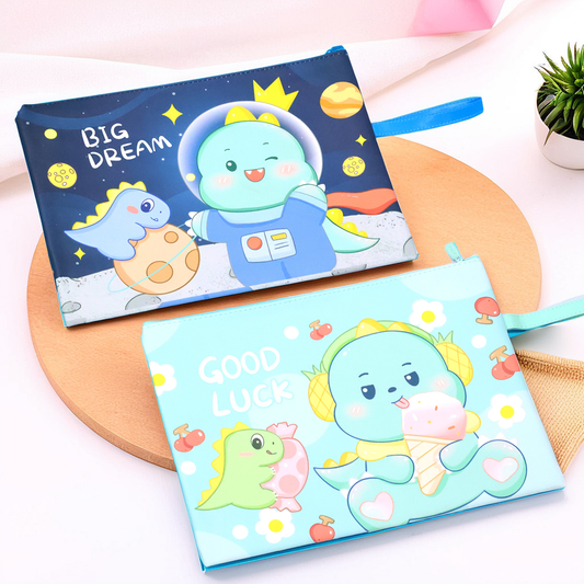 Dino and Space Theme Pencil Case
