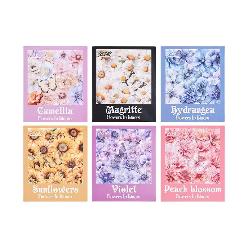 Vintage Floral Sticker Box