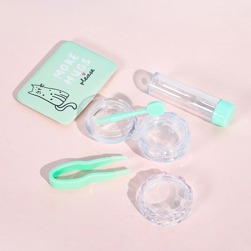 Contact Lens Case With Mirror