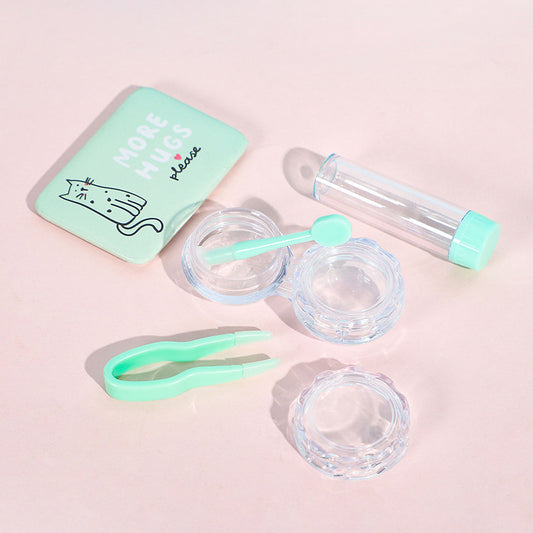 Contact Lens Case With Mirror