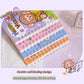 Mini Study Spiral Diary With Bookmark