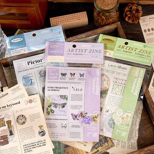 Journaling Art Magazine Deco Stickers
