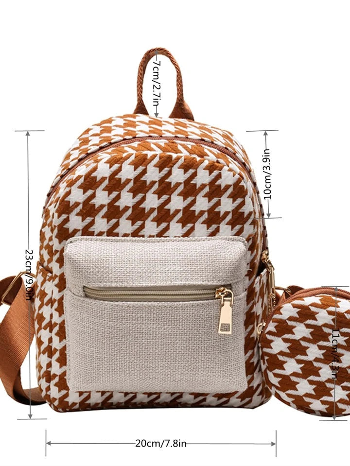 Mini Classic Backpack With Coin Purse