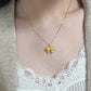 Bow Design Stainless Steel Necklace