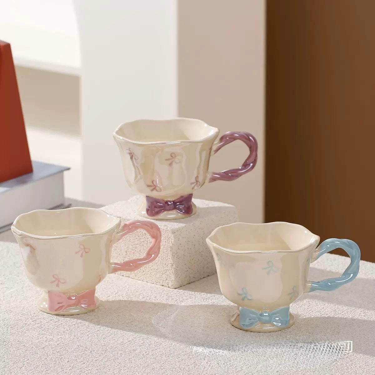 Bow Ceramic Mug