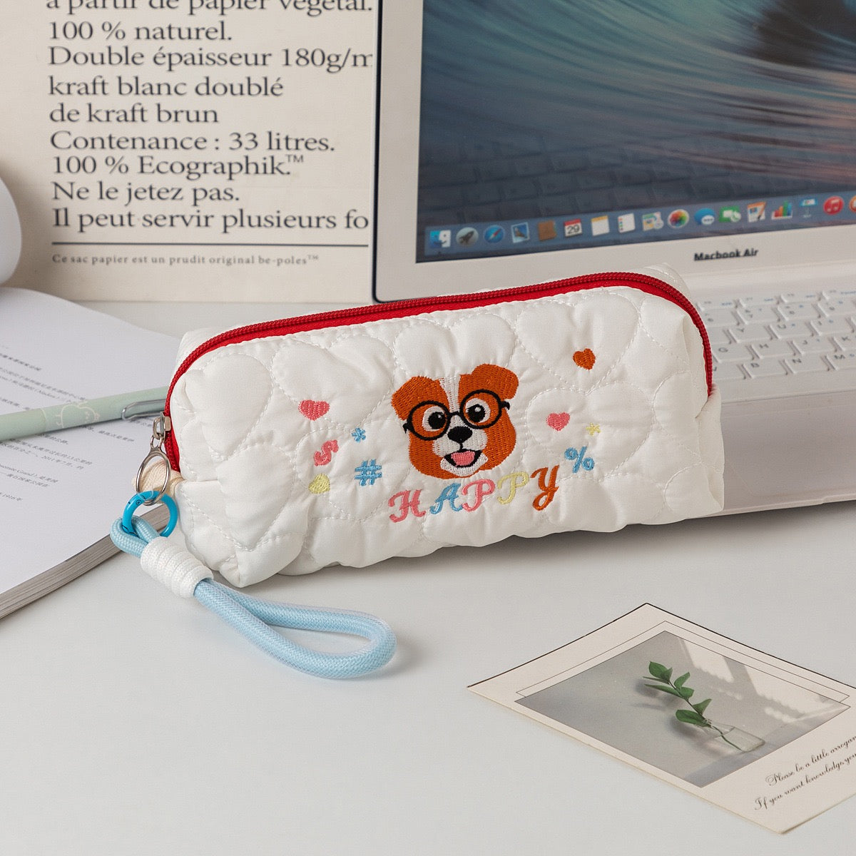 Kawaii Puppy Pencil Case