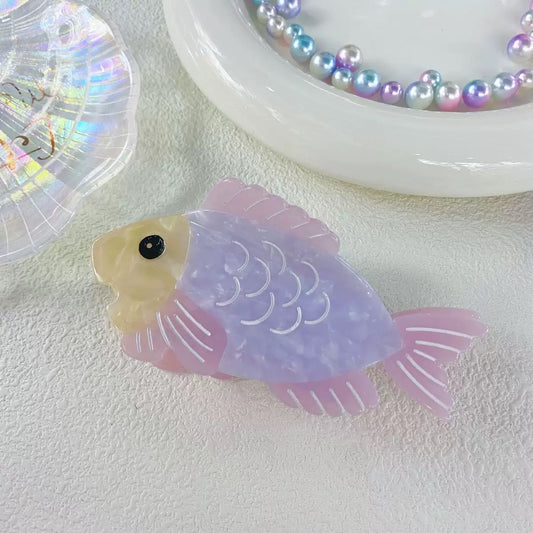 Ocean theme hair clip