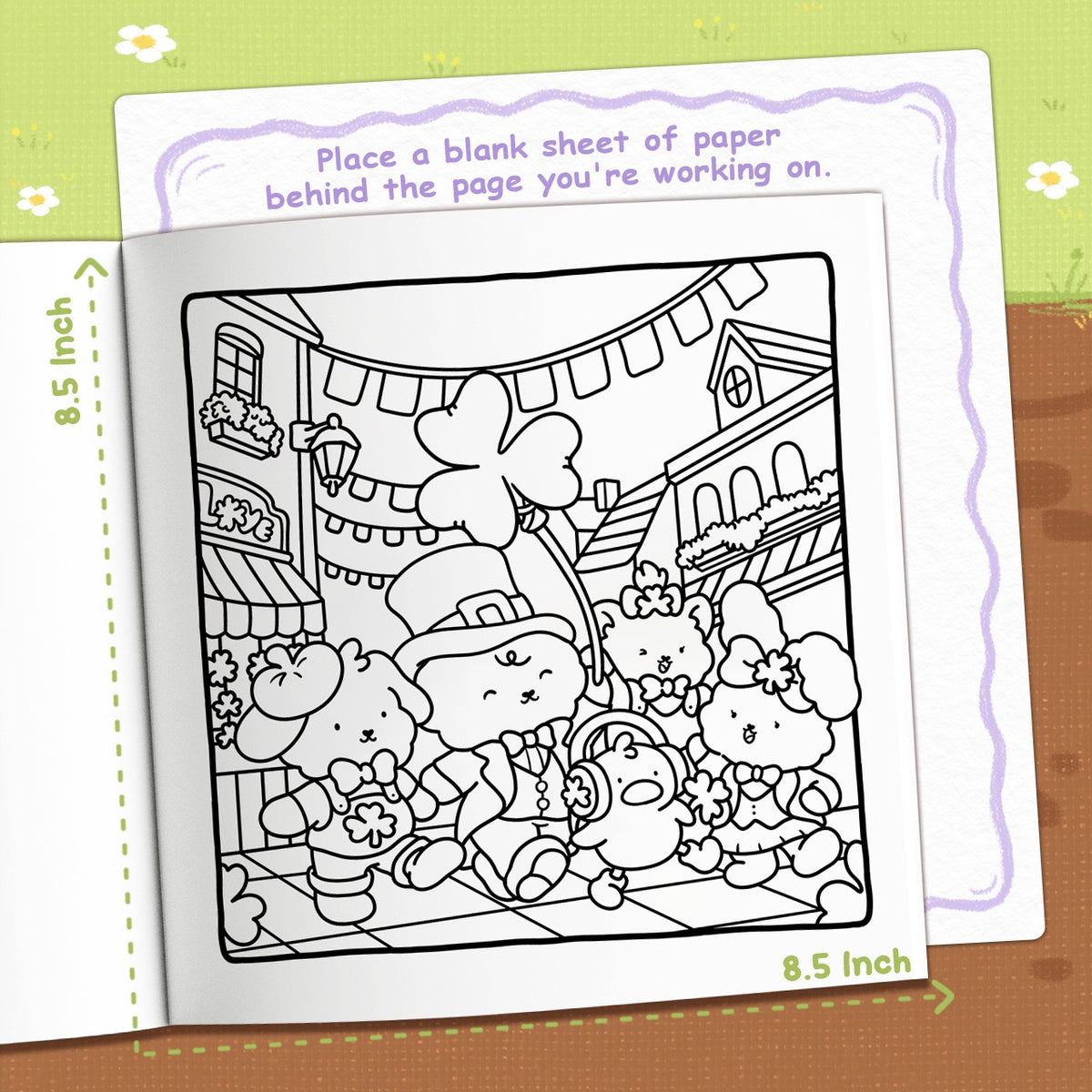 Spring Moments Coloring Book