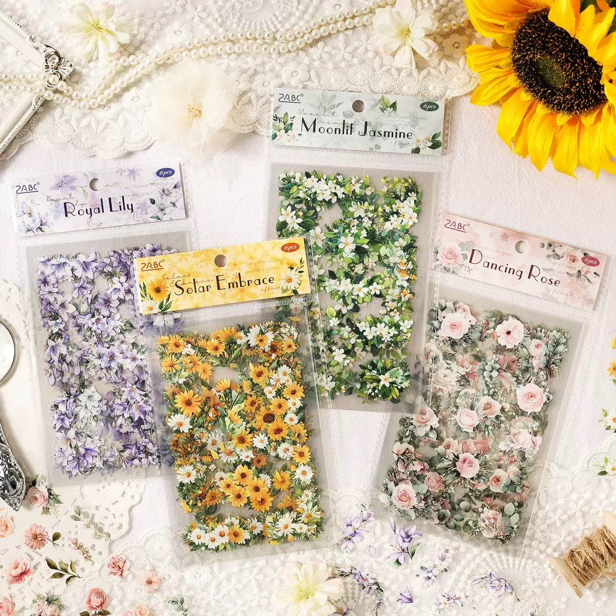 Floral Mini Deco Sticker Pack