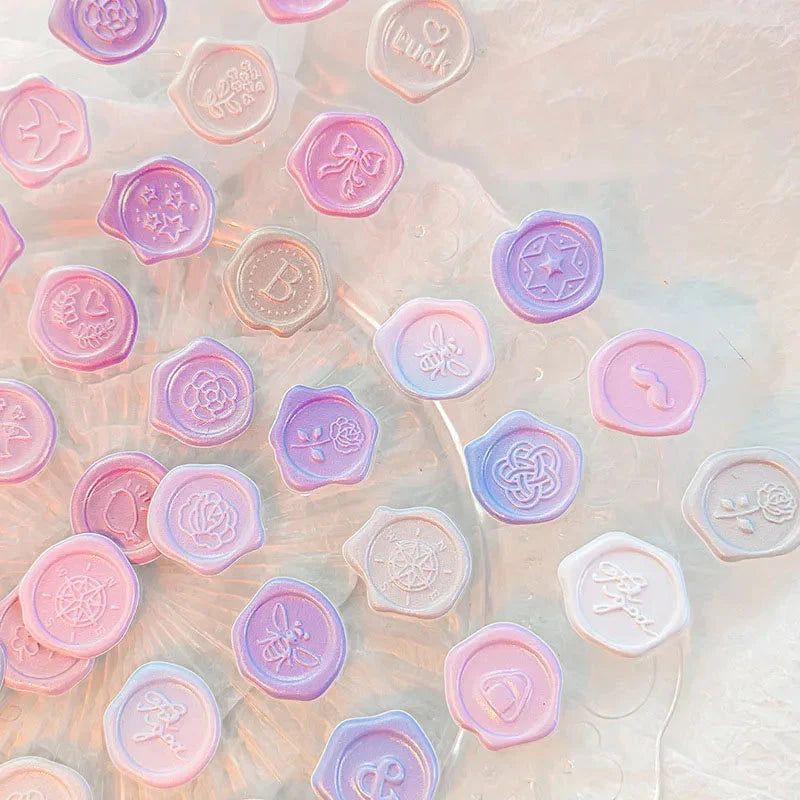 Pastel Wax Seal Stickers