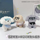 Puppy With Specs Plush Keychains
