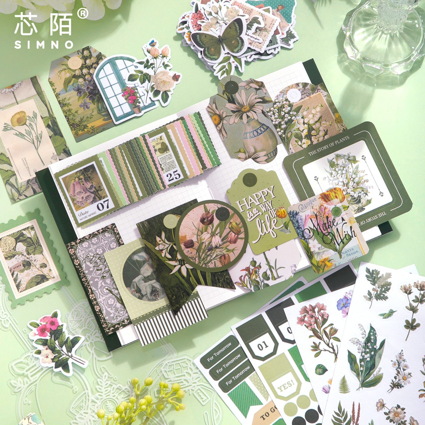 Botanical Junk Journaling Kit