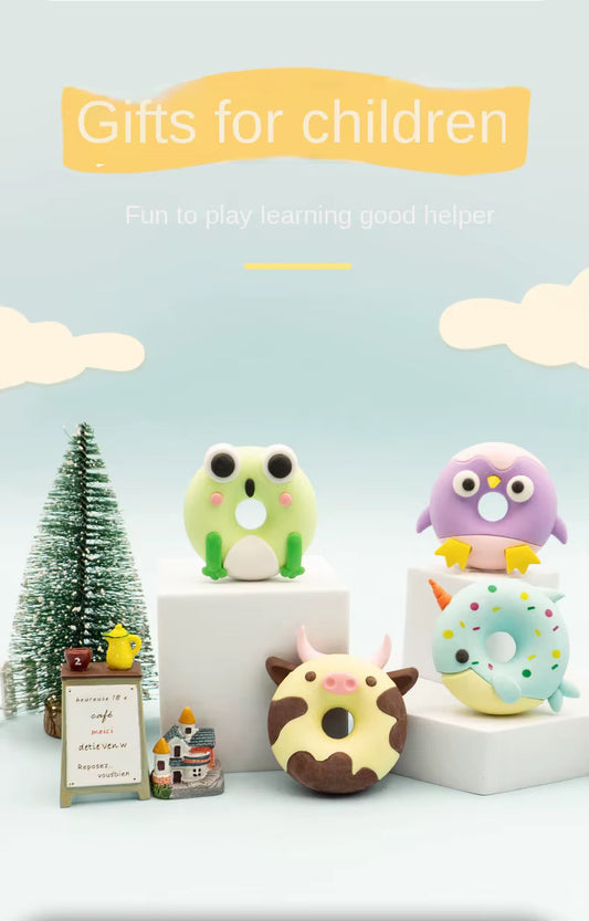 Animal Donut Eraser