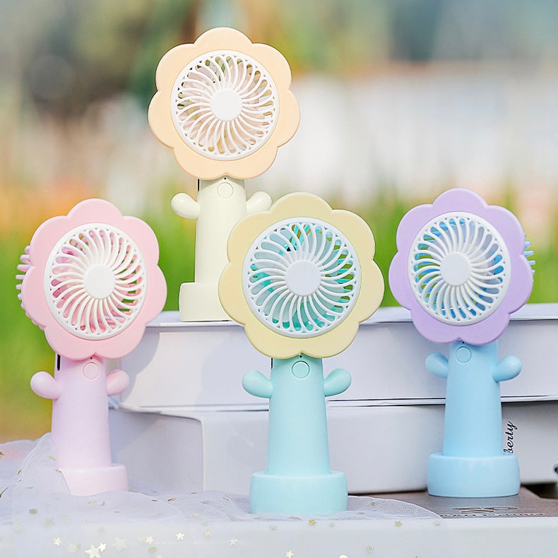 Floral Mini Fan