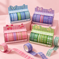 Pastel Gingham Washi Tape Set