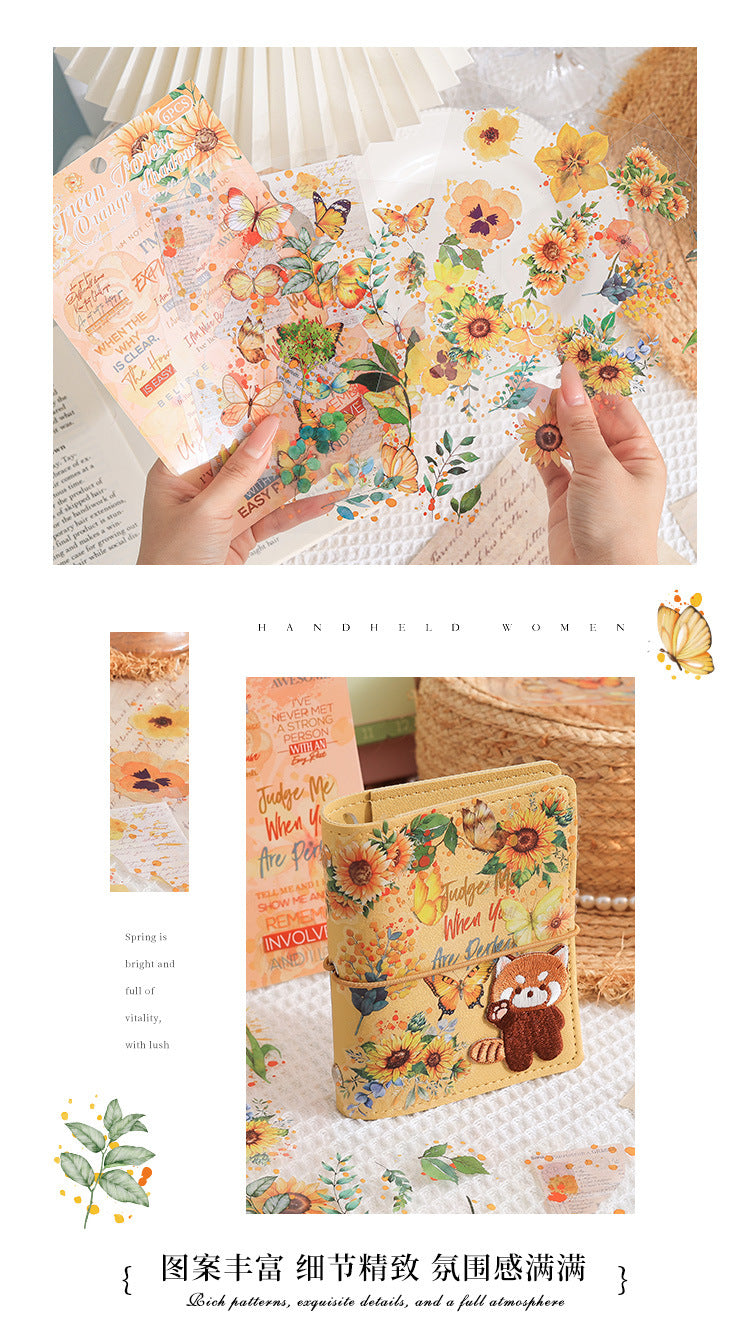 Rose Journal Sticker (6 Sheets)