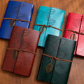 Vintage Leaf Leather Diary
