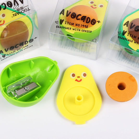 AVOCADO SHARPENER + ERASER