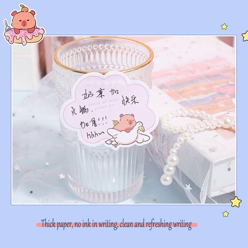 Capybara Peel Off Sticky Note