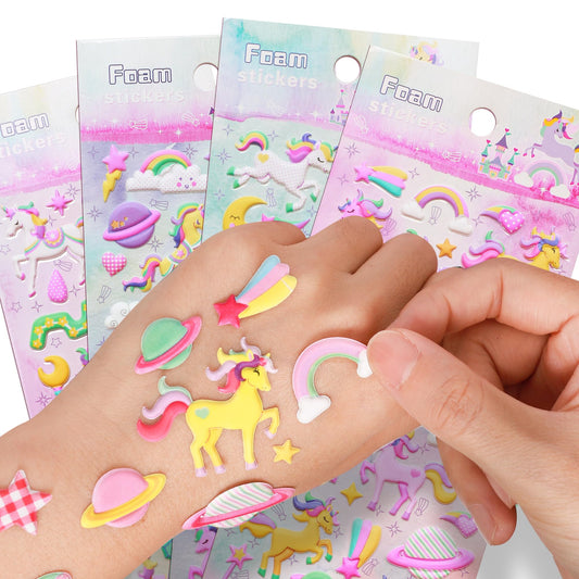 Unicorn Puffy Stickers
