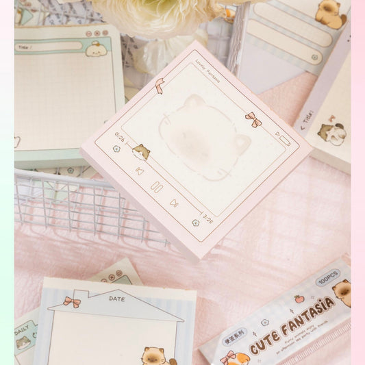 Cute Kitten Sticky Note