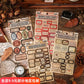 Vintage Old Ticket Journal Sticker
