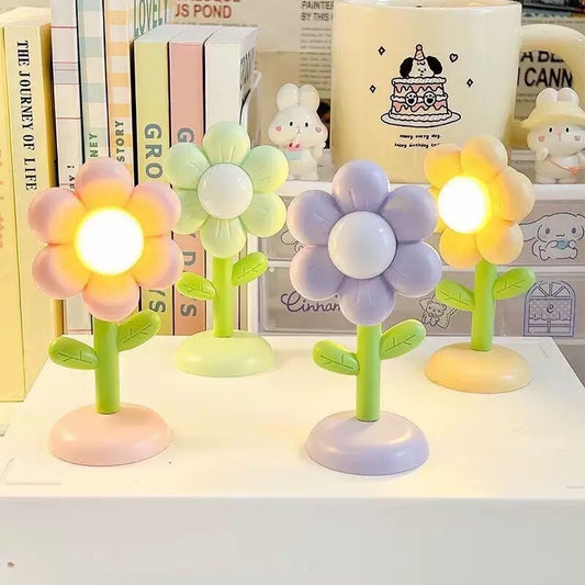 Floral Mini Desk Lamp